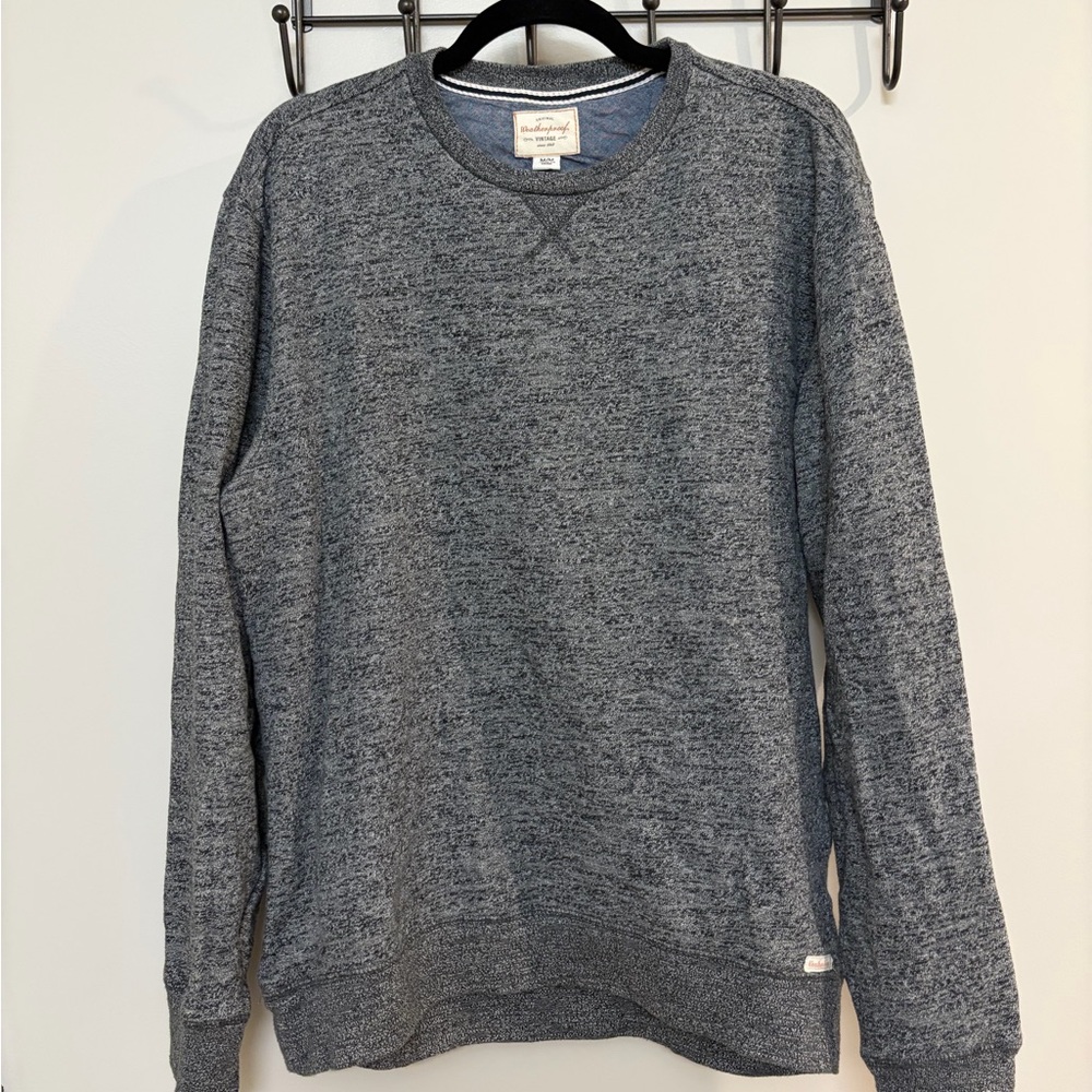 Weatherproof Men's Charcoal Crewneck Sweater